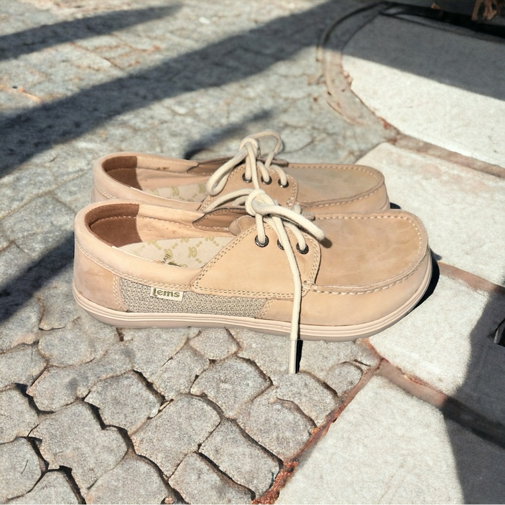 Lems Mariner tie  Boat Shoes 42 men’s 9 women’s 10.5